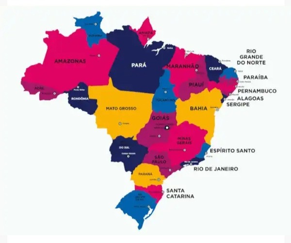 Marque a alternativa que corresponde à quantidade correta das Unidades Federativas do Brasil.