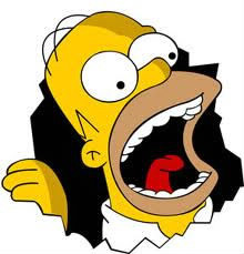 Quelle réaction à eu Homer quand il a découvert que Marge était enceinte pour la première fois ?