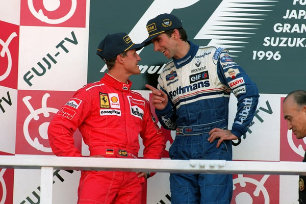 Qui est ce britannique qui remporte le Championnat du Monde de Formule 1 1996 devant Michael Schumacher ?