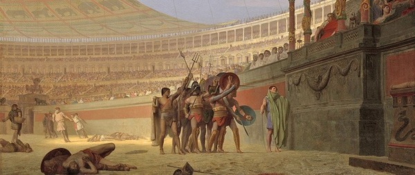 Quel gladiateur possédait pour se battre une dague ainsi qu'une courte lance ?