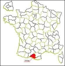 Le département de l'Ariège porte le numéro ...
