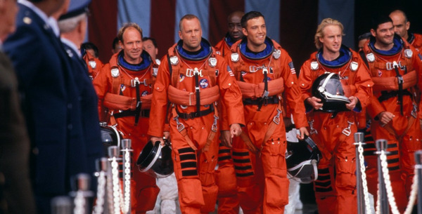 Dans quel film de 1998, Bruce Willis et son équipe sont-ils envoyés sur un astéroïde ?