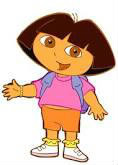 Quelle est la couleur du sac à dos de Dora ?
