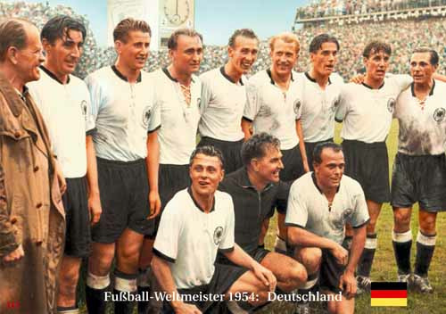 En 1954, à qui les allemands sont opposés lors de la finale du Mondial ?