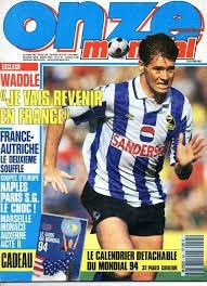 D'ailleurs, quel joueur était en couverture du tout premier numéro de "Onze Mondial" en février 1989 ?