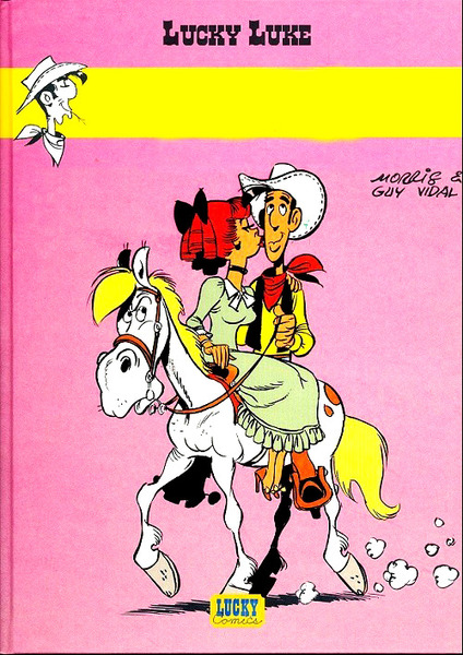 Quel est le nom de l'aventure de Lucky Luke qui sort en bande dessinée cette année-là ?