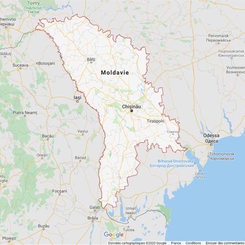 Quel est le nom du fleuve délimitant la Moldavie à l'Ouest ?