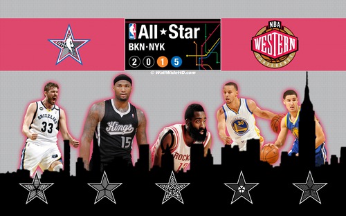 Quelle est l'équipe type des Ouest durant la NBA All Star Game ?
