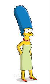 De quelle couleur sont les cheveux de Marge ?