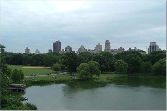 Quel lac de Central Park est situé entre Vista Rock et la Great Lawn ?