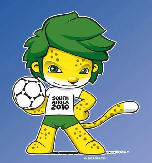 Quel était le prénom de la mascotte d' Afrique du Sud 2010 ?