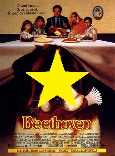 A quelle race de chien correspond l'acteur du film "Beethoven" ?