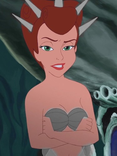 De quelle couleur est le soutien-gorge de Attina, la soeur d'Ariel (La Petite Sirène) ?