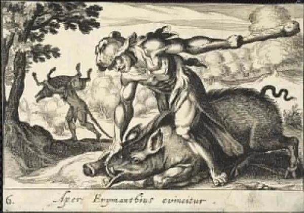 Au cours de quelle aventure Hercule est-il attaqué par de féroces centaures ?