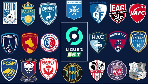 Combien y a-t-il de clubs en Ligue 2 ?