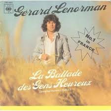 Dans la chanson '' La ballade des gens heureux '' de Gérard Lenorman, Retrouvons 2 mots manquants.Notre vieille Terre est une étoile Où toi aussi et t_  _ un peu