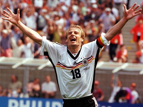 A quel Mondial l'attaquant Jürgen Klinsmann n'a-t-il pas participé ?