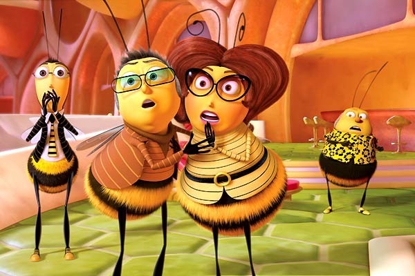 Quel film d'animation raconte la vie d'une abeille fraîchement diplômée ?
