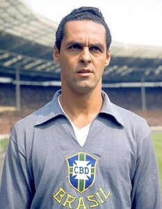Dans une équipe qui compte des vedettes comme le jeune Pelé, Garrincha, Didi et autres... Il garde les buts des Champions du Monde 58. C'est ?