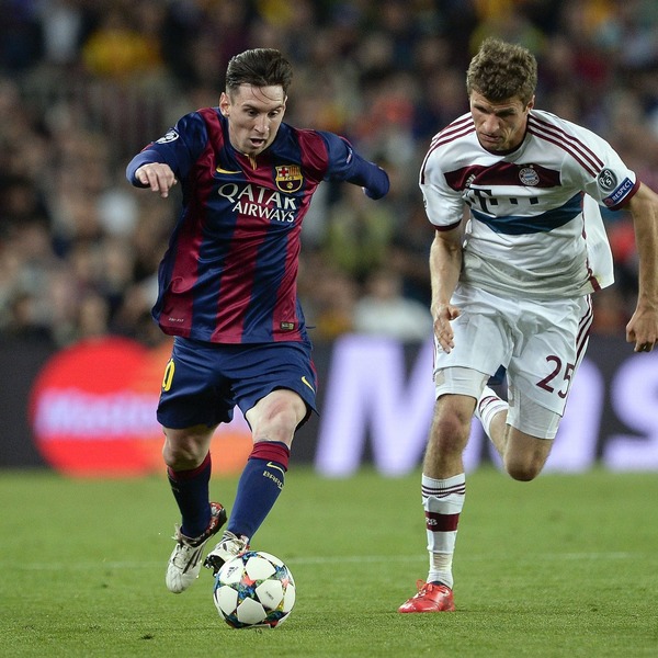 Question Bonus : En match officiel, Thomas Müller n'a jamais perdu face à Lionel Messi.