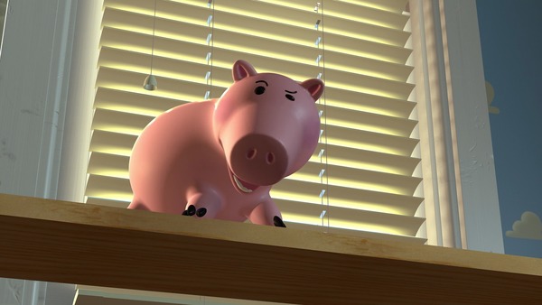 Quel est le nom de la tirelire en forme de cochon dans les films Toy Story de Pixar en version française ?