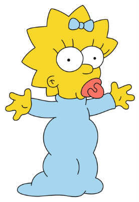Dans le générique des Simpson, à quoi correspond le prix de Maggie lorsqu'elle est scanée ?