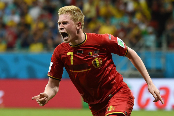 En 8ème de finale, les belges éliminent les USA (2-1) grâce à un but de Kevin De Bruyne et un but de...
