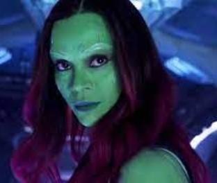 _____ est Gamora dans les Gardiens de la Galaxie