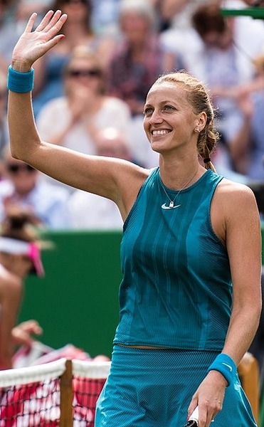 Elle à déjà remporte 2x Wimbledon, la Tchèque :