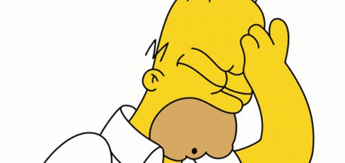 Que dit Homer quand un malheur se produit ?