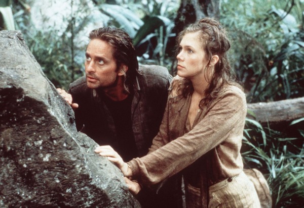 Kathleen Turner et Michaël Douglas sont à l'affiche de ce film d'aventure de Robert Zemeckis (1984)