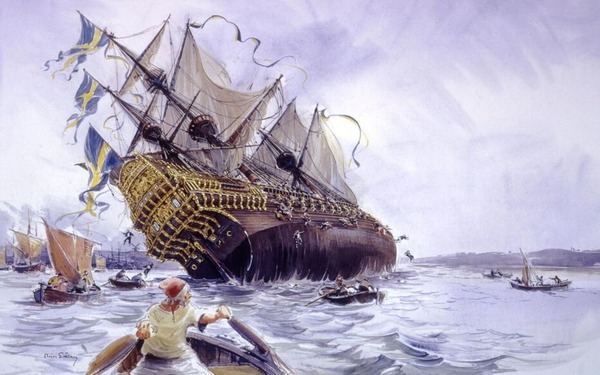 Que se passe-t-il le 10 août 1628 pour le fleuron de la flotte suédoise, le vaisseau Vasa...