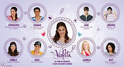 Qui sont les amis(es) de Violetta ?