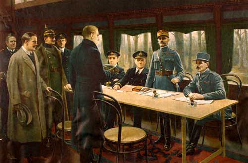 Quel jour de 1918, l'Armistice a-t-elle été signée entre les Alliés et l'Allemagne ?