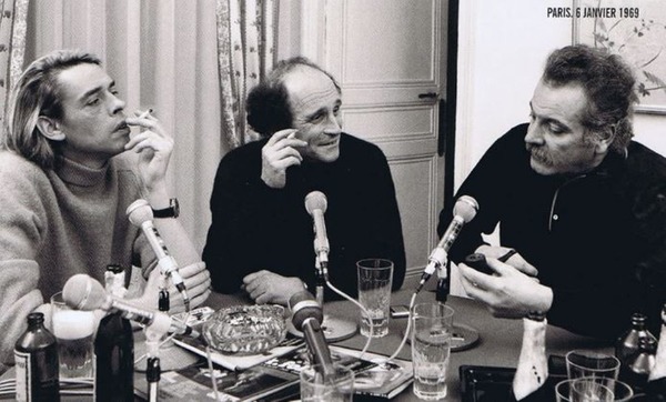 Le 6 janvier 1969, qui sont les 3 artistes réunis pour une interview exceptionnelle ?