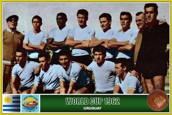 Absente du Mondial 58, la Celeste est éliminée du Mondial 62 dès le premier tour. Quelle équipe ne figurait pas dans son groupe de poules ?