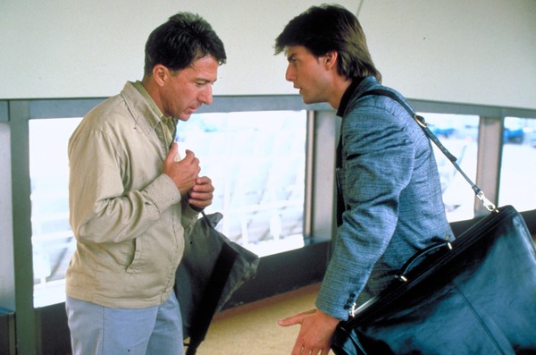Avec quel autre immense acteur partage-t-il l’affiche de "Rain Man" en 1988 ?