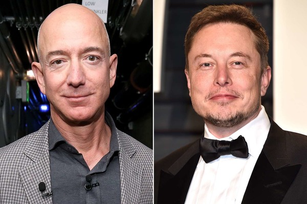 Lequel des deux est le plus fortuné : Jeff Bezos ou Elon Musk ?