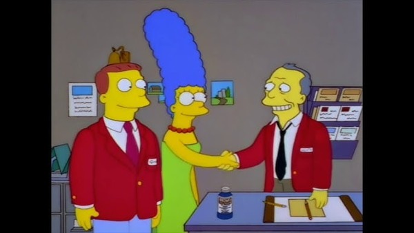 Dans l'épisode "Marge Business", quel métier exerce-t-elle ?