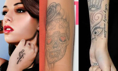 Combien a-t-elle de tatouages en tout ?