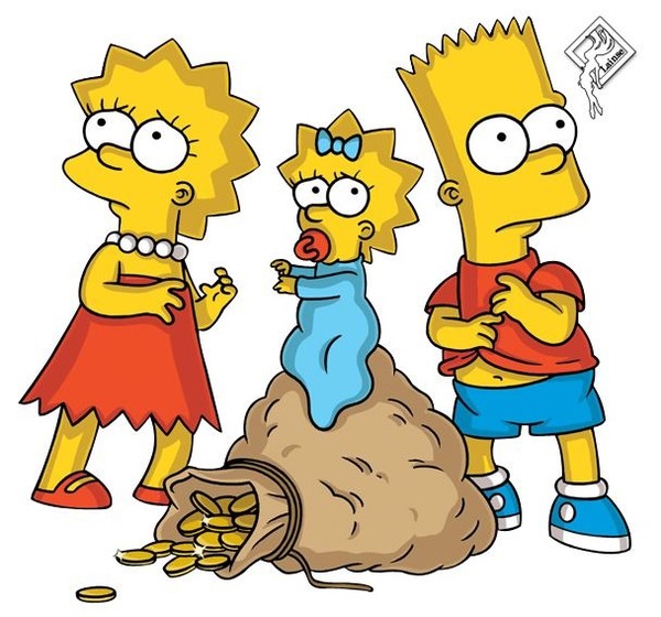Bart est l'ainé des enfants Simpson.