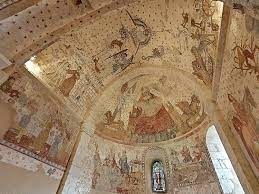 De quel siècle datent ces peintures murales redécouvertes dans l’église de Saint-Méard ?