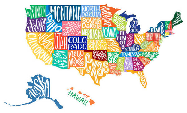 How many states are in the USA ?
