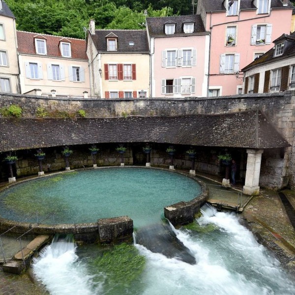 La fosse Dionne est une source exsurgente, curiosité touristique aux eaux vert émeraude. Elle se situe dans la ville natale du chevalier d’Éon dans l'Yonne. Quelle est cette ville ?