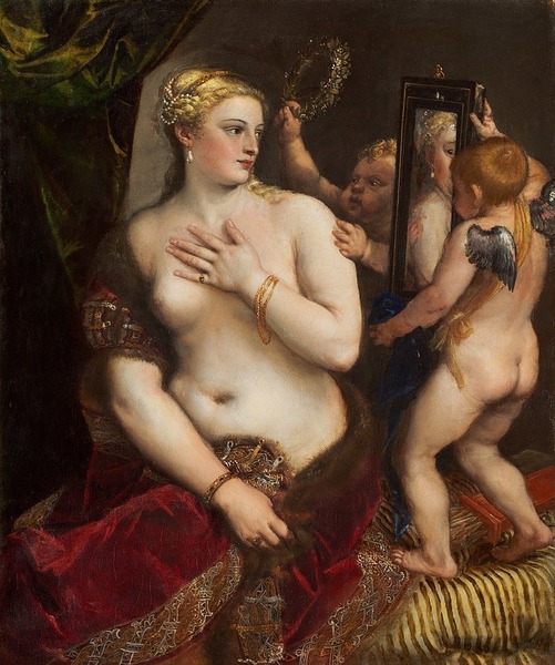 De qui est cette Vénus au miroir ?