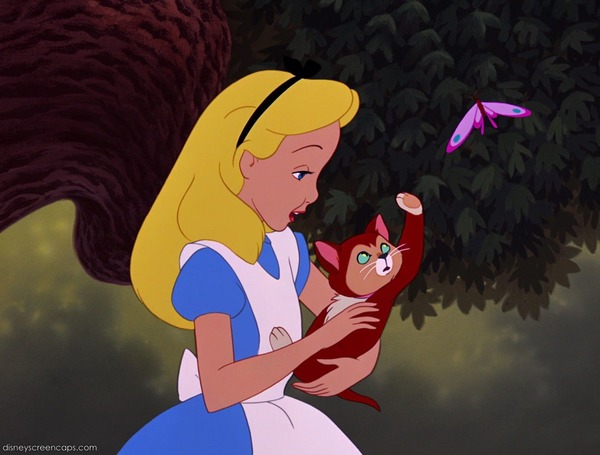 Quel est le nom du petit chat d'Alice dans « Alice au pays des merveilles » ?