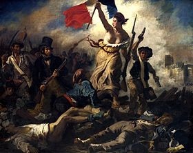 Que représente ce tableau peint par Eugène Delacroix en 1830 ?
