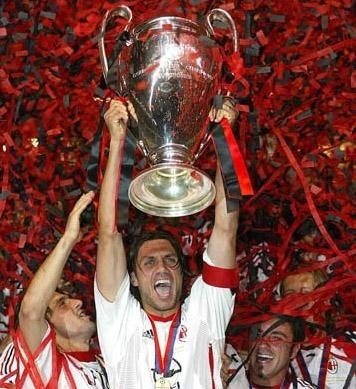 Combien de Ligues des Champions a-t-il remporté avec l'AC Milan ?