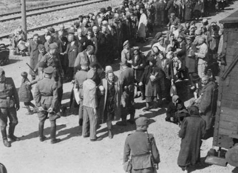 Que se passe-t-il sur la rampe d'Auschwitz, à l'arrivée des trains ?