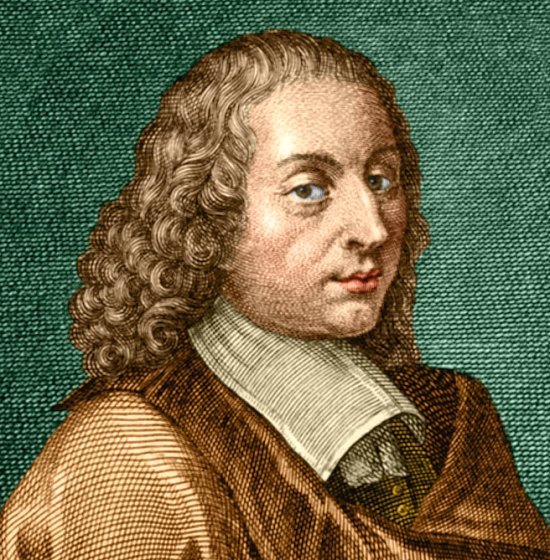 Plus connu pour son œuvre philosophique, quel est ce mathématicien français qui a inventé la première calculatrice ?
